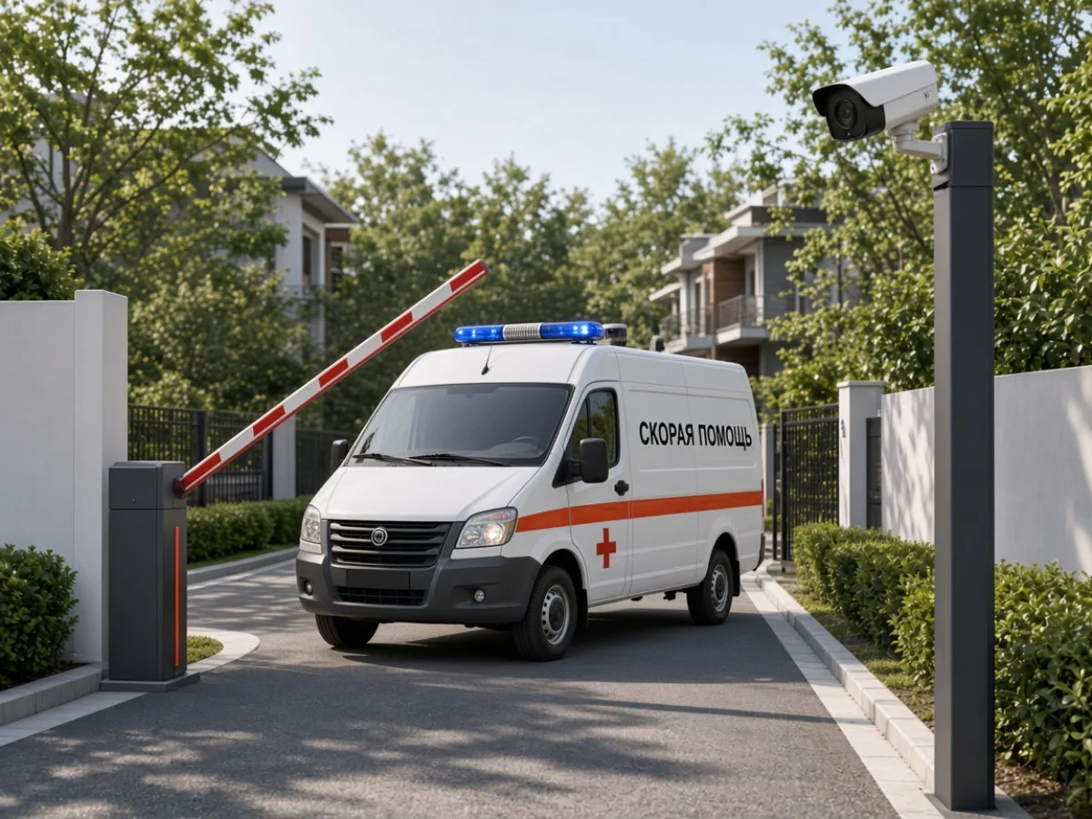 A-Access Emergency AI: автоматическое распознавание автомобиля скорой помощи у шлагбаума
